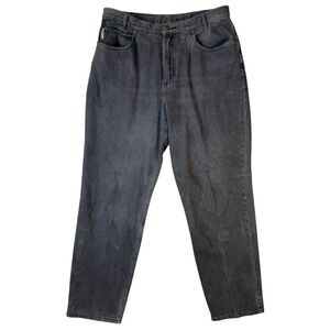 Y2K Vintage Pendleton Black Gray Denim Jeans Wide Leg Womens Size 14